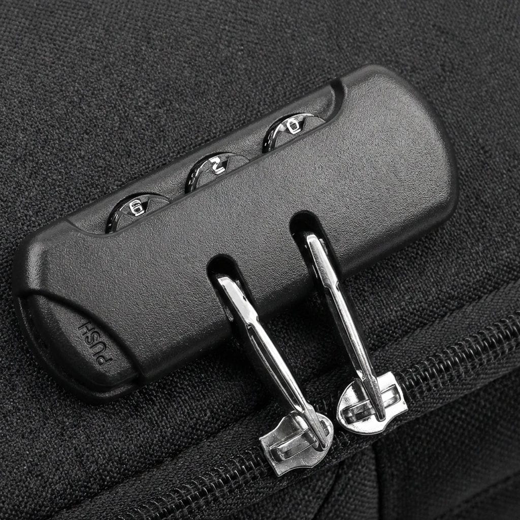 Maison Sac à Dos Noir Sac à dos noir antivol pour ordinateur