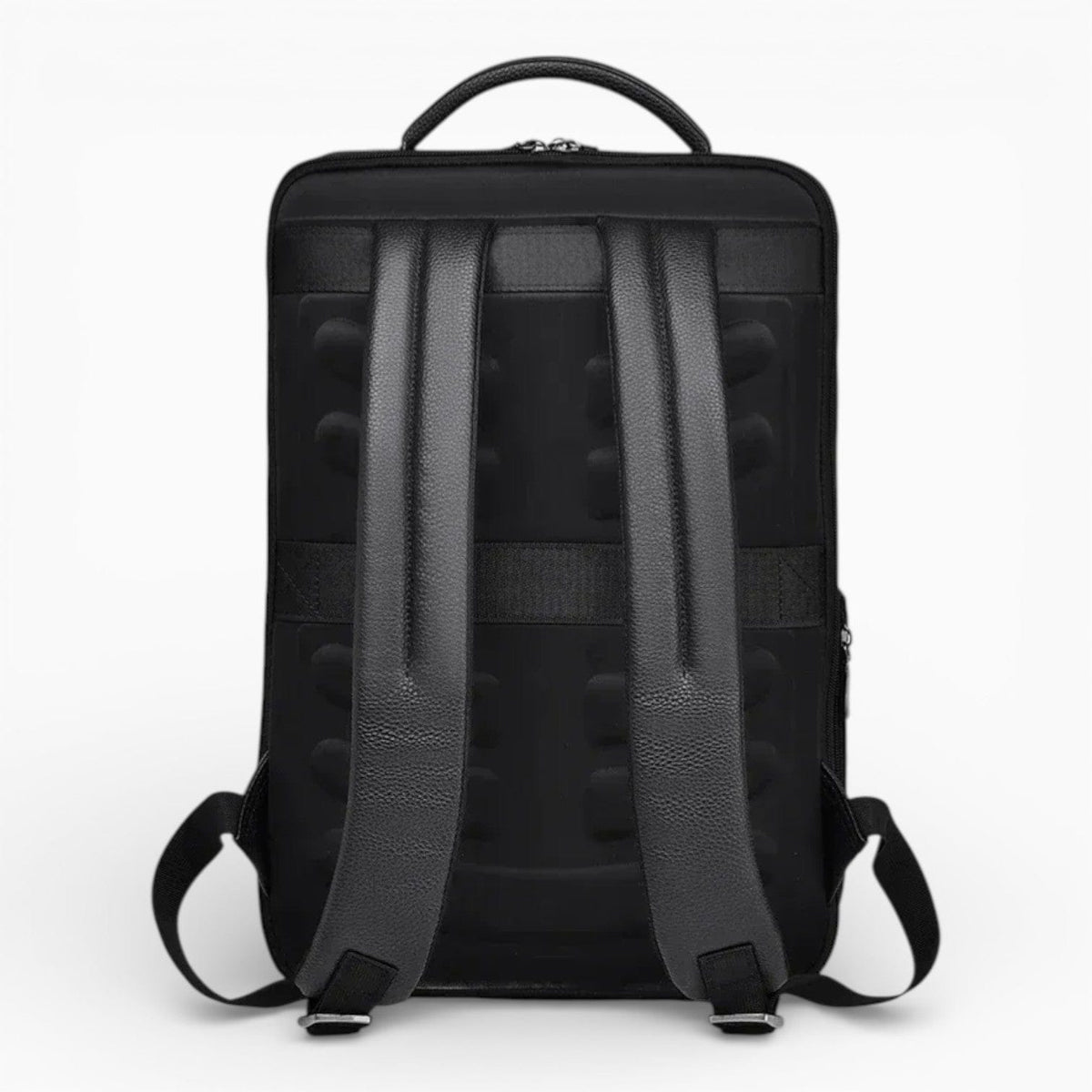 Maison Sac à Dos Noir Sac à Dos ordinateur en cuir