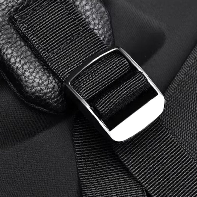 Maison Sac à Dos Noir Sac à Dos ordinateur en cuir