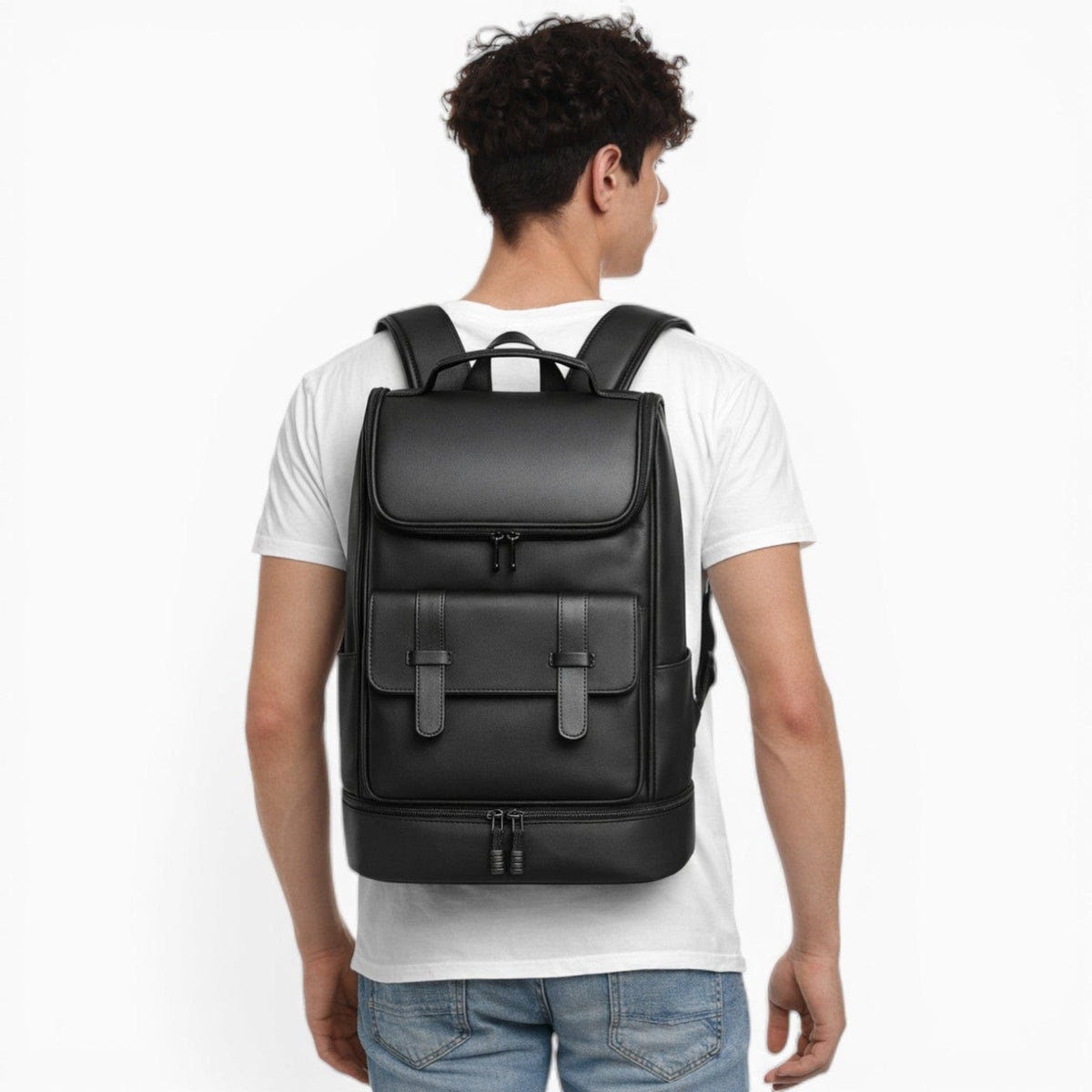 Maison Sac à Dos Noir Sac à Dos ordinateur étanche noir