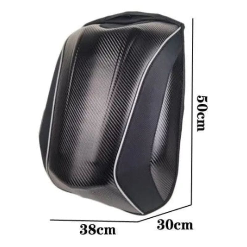Maison Sac à Dos Noir Sac à Dos pour casque moto 48L imperméable et étanche