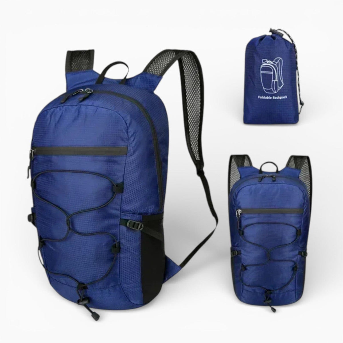 Maison Sac à Dos Bleu Sac à Dos randonnée pliable format léger et compact